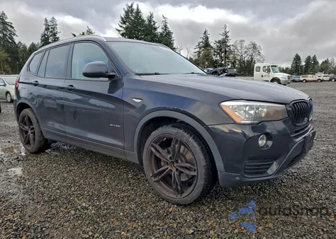 2017 BMW X3 xDrive28I z USA, uszkodzony, nr VIN 5UXWX9C35H0W77832